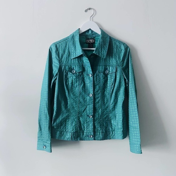 90s Dot Print Jacket - Picture 1 of 2